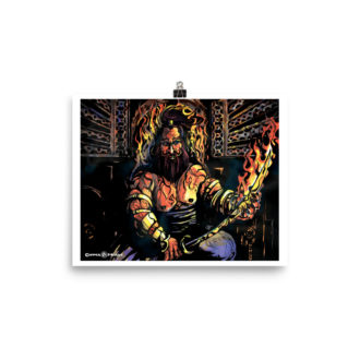 Flaming Blade of the Efreeti