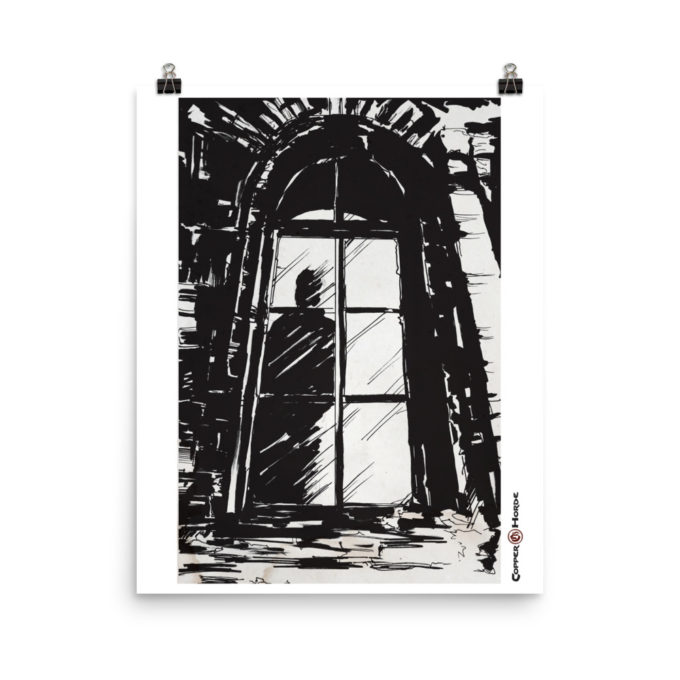 A Figure in a Darkened Window A Figure in a Darkened Window