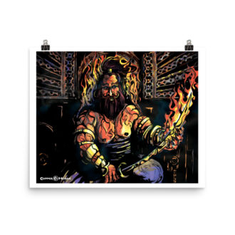 Flaming Blade of the Efreeti